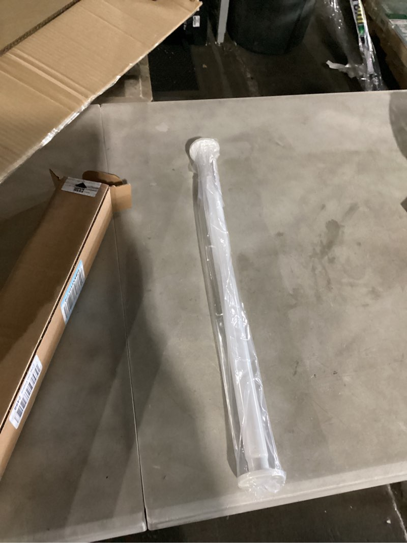 Condition photo showing Good Condition for ivilon tension curtain rod - spring tension rod for windows or shower, 24 to 36 inch. white 24" to 36" white