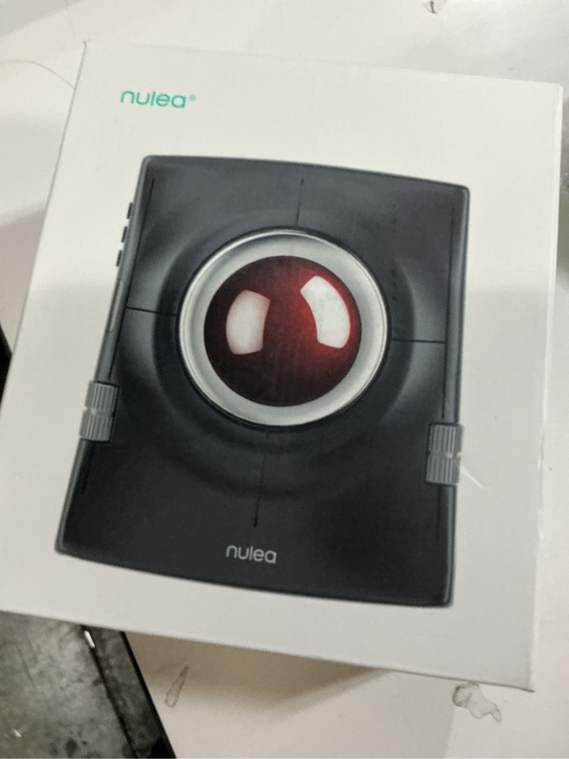 Condition photo showing New/Like New for nulea m512 wireless trackball mouse, ergonomic 55mm trackball, adjustable dpi for precise control, left or right hand compatible, rechargeable, multi-device bluetooth & 2.4ghz for pc, laptop?black?