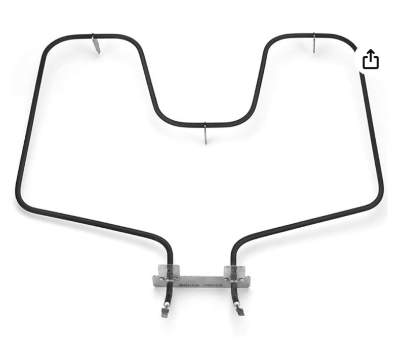 WB44K10005 Baking Element,PS249238 Oven Bake Heating Elements Compatible for G.E Hot.point Ken.more RB757BH1WH, RB787WH1WW, RBS160DM4WW Heating Element for Oven by MIFLUS