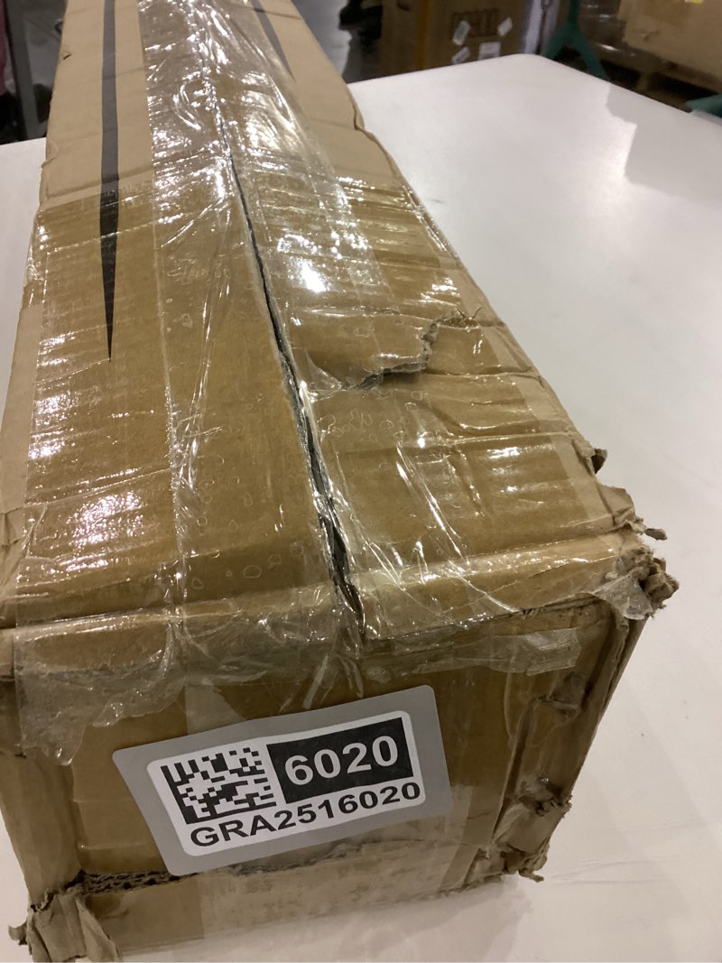 Condition photo showing As Is for Deck Gate Outoor, 36''Hx48''W Black Heavy Duty Steel Anti-Rust Fence Door with Customizable Width, E