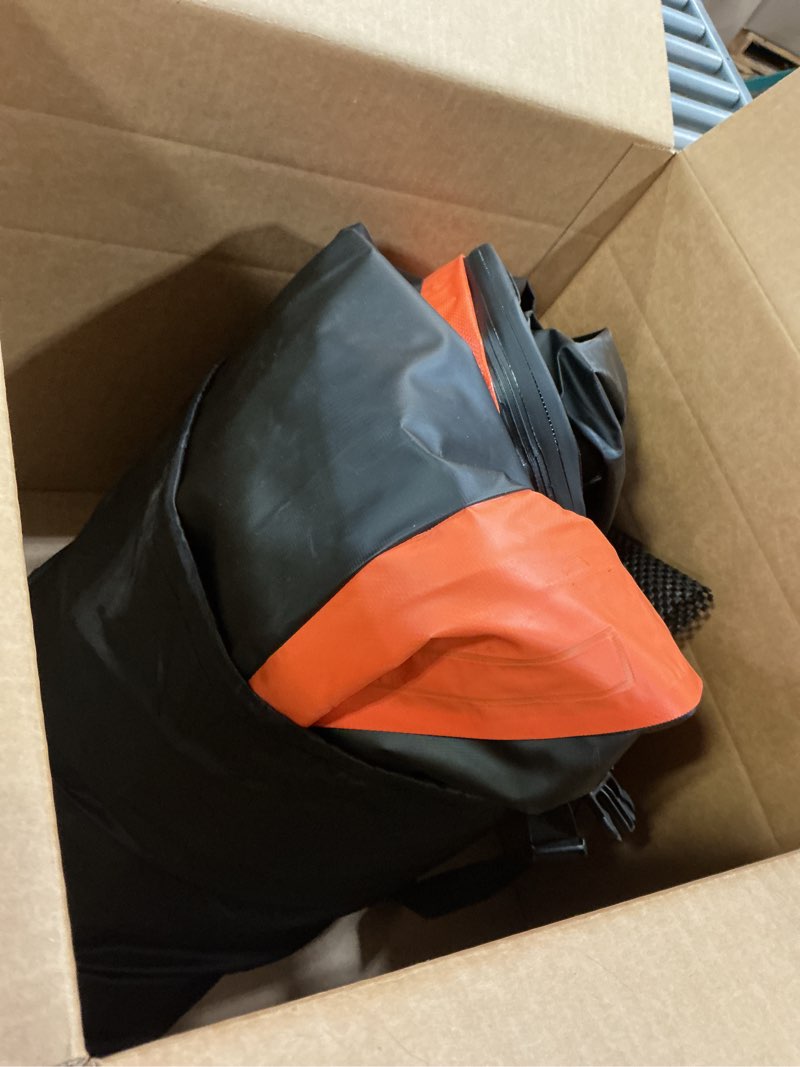 Condition photo showing As Is for Car Rooftop Cargo Carrier Bag, 15 Cubic Feet Waterproof Heavy Duty 840D Car Roof Bag for All Vehicle with/Without Racks - Anti-Slip Mat, 6 Door Hooks, Storage Bag, 2 Extra Straps, Luggage Lock