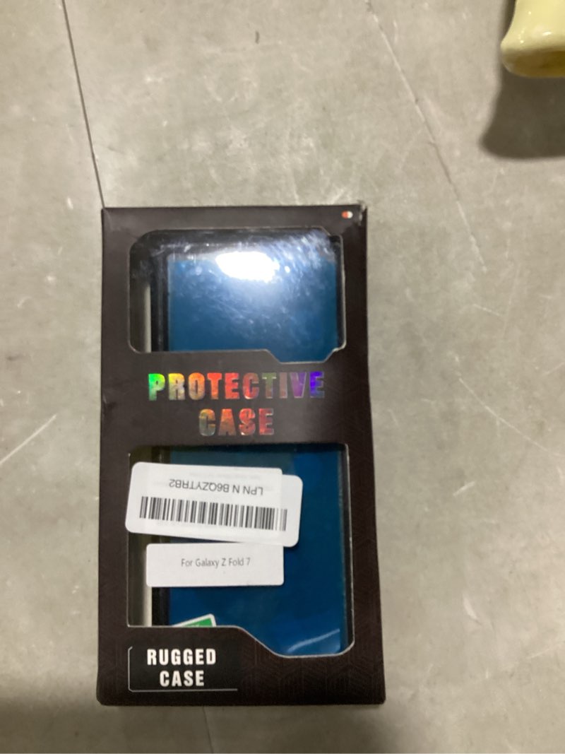 Condition photo showing New/Like New for vego for galaxy z fold 7 case, compatible with magsafe, with [hinge protection][front privacy screen protector], magnetic anti-peeping translucent slim clear cover for samsung z fold 7 5g - black frosted black