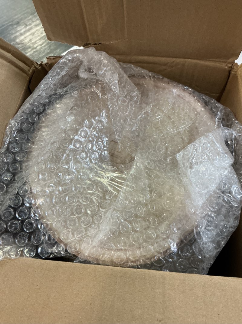 Condition photo showing Good Condition for 10 pcs natural paulownia wood slices 7-8 inches,wood slices for centerpieces table decorations,unfinished rounds wood for crafts,wood slice for rustic wedding decoration projects 7-8 inch 10 pcs