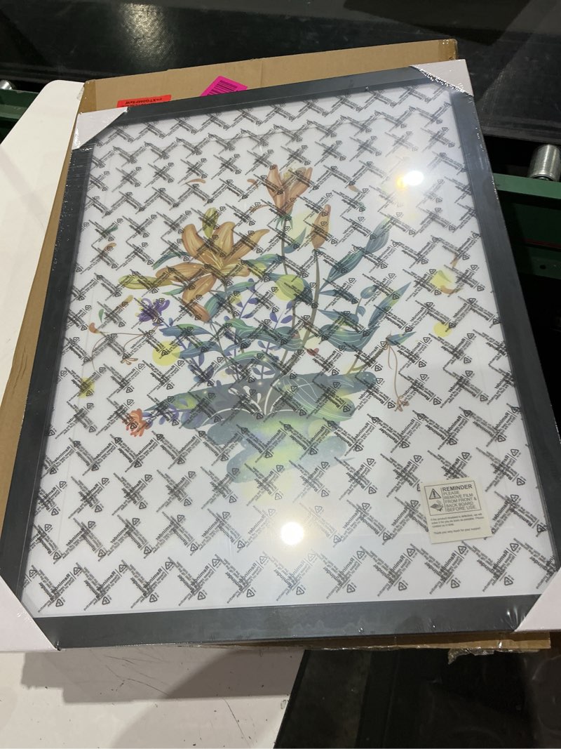 Condition photo showing Good Condition for bescrcl 18x24 picture frames black set of 6, poster frame display photo 16x20 or 18x24 without mat, wall hanging frame with plexiglass