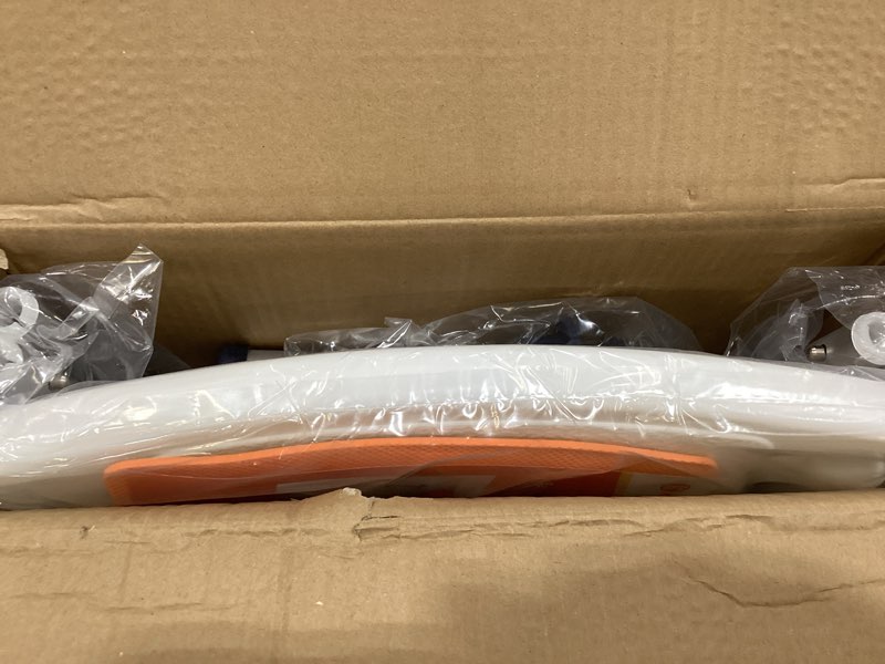 Condition photo showing Good Condition for Shower Chair Bath Stool Seat 350 Lbs, Height Adjustable Bath Bench with Padded Seat for Seniors, Shower Stool Chair for Inside Shower, Shower Seat Stool with Heavy Duty Crossbar Support (Orange)