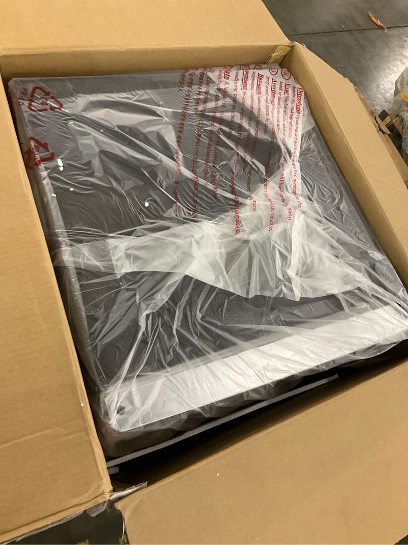 Condition photo showing As Is for Frigidaire EFR3A1 Compact Small Top-Freezer Refrigerator, Stainless Steel Mini Bar Fridge, Platinum Series-21.26" D x 17.83" W x 33.5" H, 3.2 cu ft Double Door