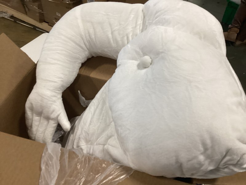 Condition photo showing Good Condition for Muscle Man Pillow - Intimate Romantic Bedroom Companion or Partner - Cuddly Form Body Pillow with Benefits - Funny Unique Gag Gift Idea - Body Pillow, White Man 1 Count (Pack of 1) White Man