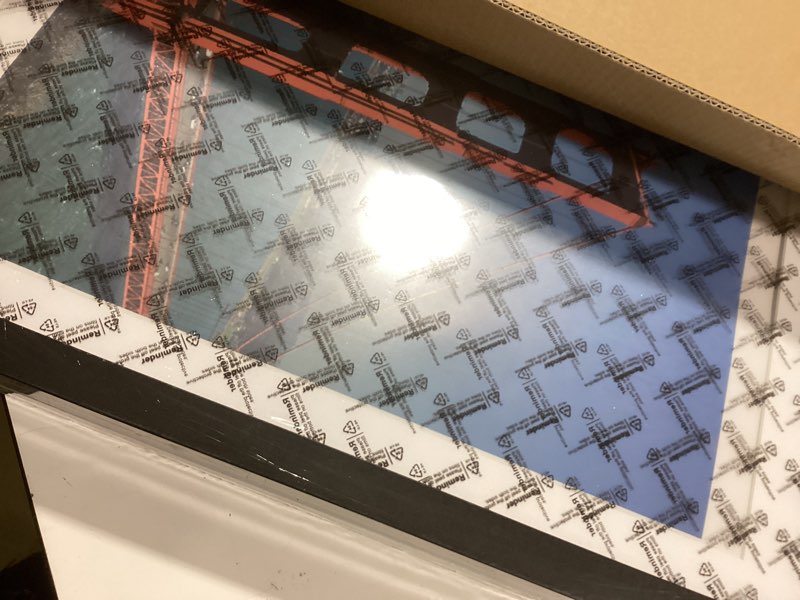 Condition photo showing New/Like New for PEALSN 18x24 Poster Frame Set of 6, Display Pictures 16 x 20 with Mat or 18 x 24 without Mat for Wall Mounting Display, poster frames 18 x 24 for Wall Decor, Black Black 18x24