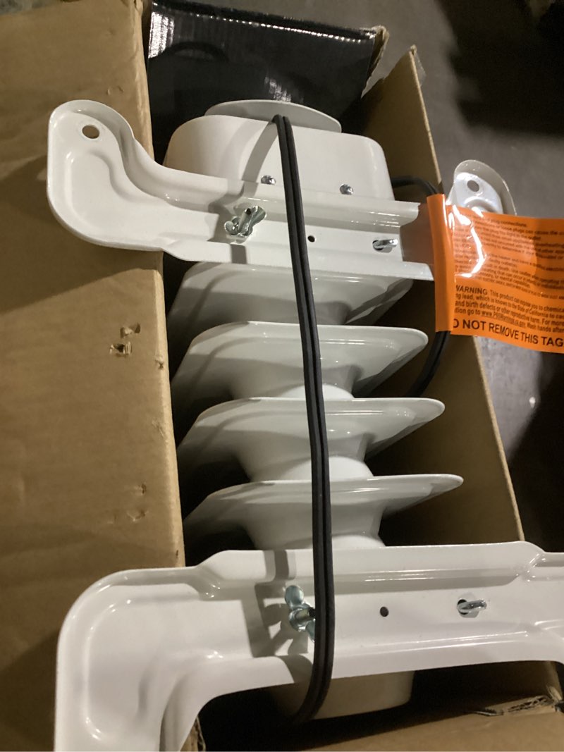 Condition photo showing As Is for similar to stock brand.. oil-filled radiant radiator space heater, never refill, adjustable thermostat, tip-over switch & overheat protection system, mtdr-06wc