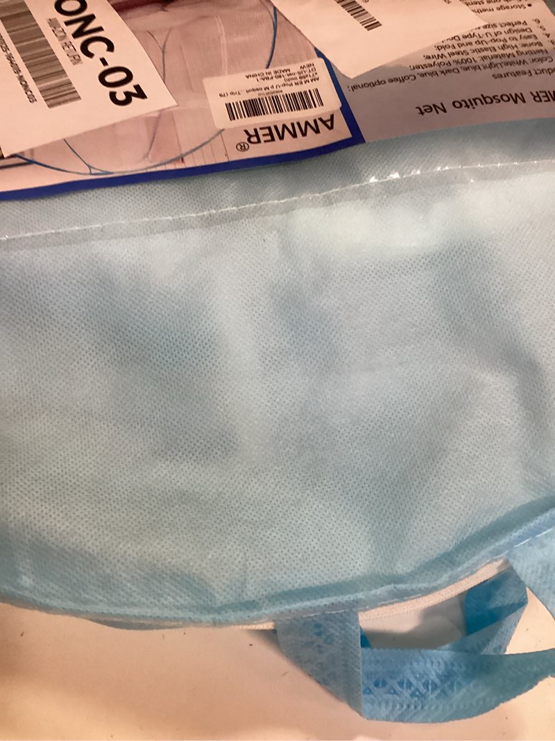 AMMER Pop-Up Mosquito Net Tent for Beds Portable Folding Design with Net Bottom for Baby Adults Trip