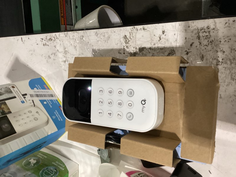 Condition photo showing New/Like New for myq smart garage door video keypad with wide-angle camera,customizable pin codes,and smartphone control–take charge of your garage access works with chamberlain, liftmaster and craftsman openers,white