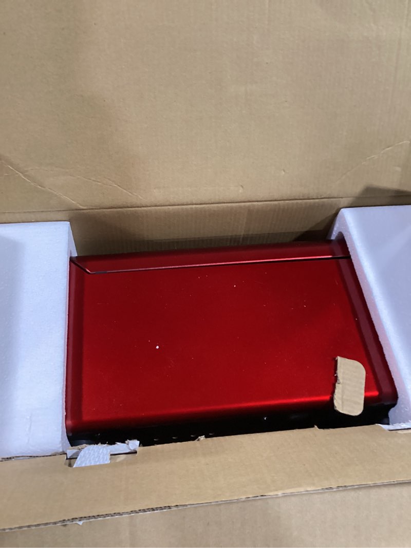 Condition photo showing Good Condition for Victrola Haley Retro Bluetooth Record Player & Multimedia Center with Built-in Speakers - 3-Speed Turntable, CD Player, AM/FM Radio, 3.5mm Aux-In, Wireless Music Streaming, Red Red Record Player