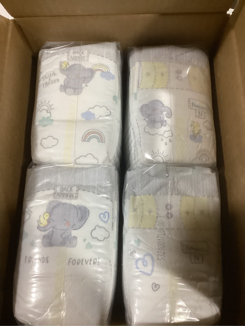 Condition photo showing New/Like New for Pampers Swaddlers Diapers, Size 0 (up to 10 lbs), 84 Count, Absorbent, Keeps Baby Dry and Comfortable, Skin Safe Disposable Baby Diaper (Packaging May Vary) Newborn 84