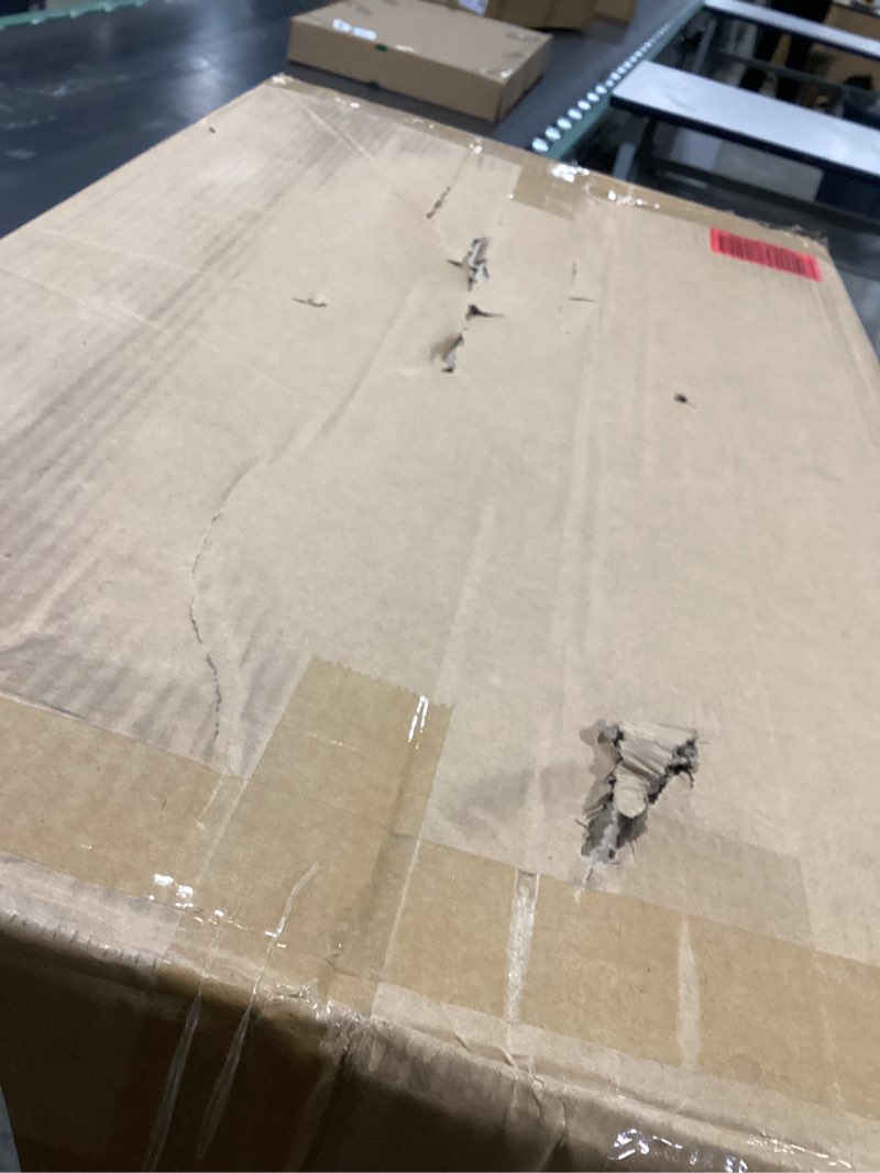 Condition photo showing New/Like New for C Shaped End Table Small Side Table for Couch Walnut Sofa Table Wooden Narrow Couch Side Table Rustic C Table for Living Room Office Bedroom (Walnut)