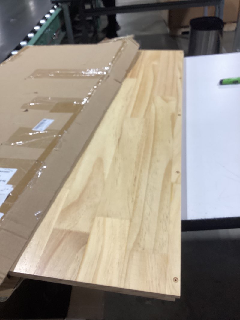 Condition photo showing Good Condition for 16 * 36 in wooden wire shelf cover 3 pcs removable pantry shelf cover wire rack covers with screw accessories for kitchen closet bathroom store office