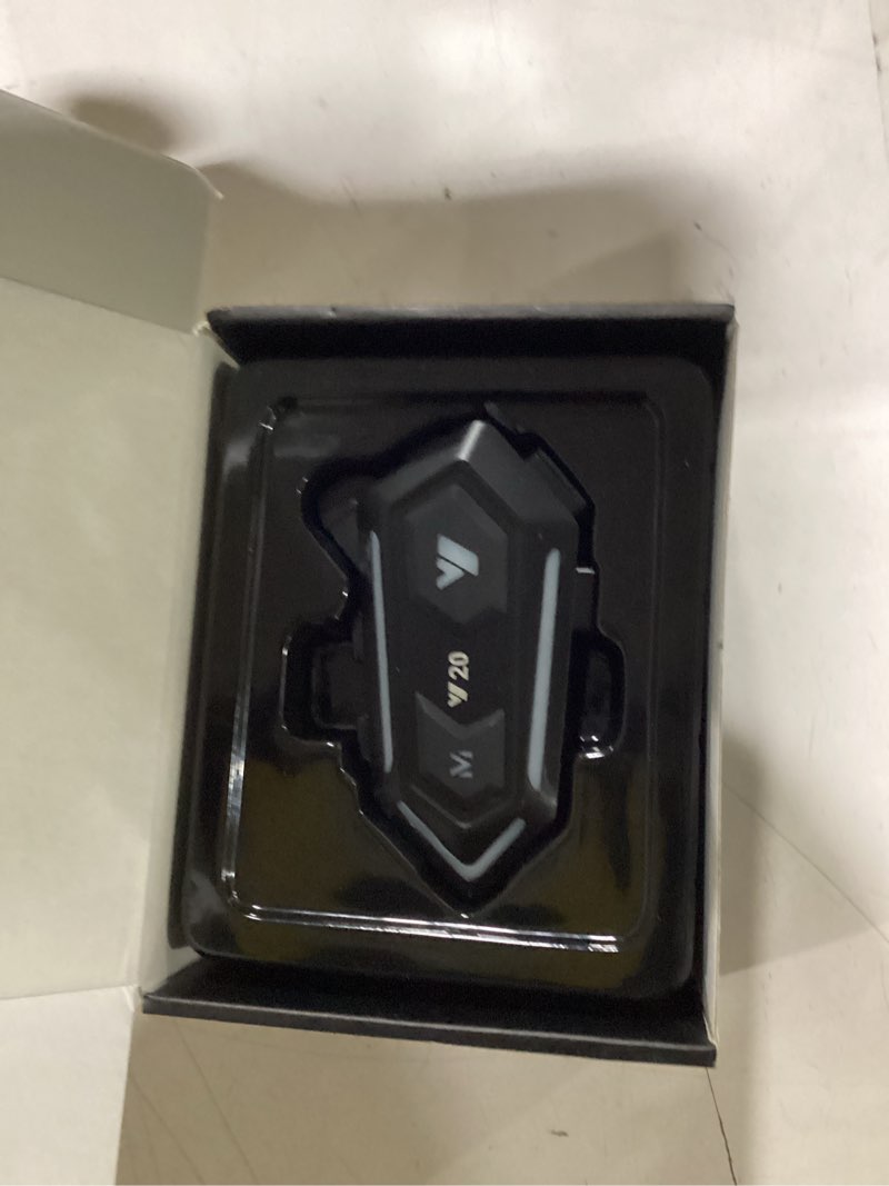 Condition photo showing New/Like New for feya motorcycle helmet speakers high battery life helmet headphone ipx6 automatic answer/call music control/intelligent noise/wake up siri, 2 different types of mic - compatible with all helmets - y20