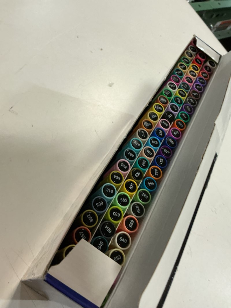 Condition photo showing Good Condition for Artecho Acrylic Paint Markers 72 Colors, Acrylic Paint Pens with Brush Tip and Fine Tip for Stone, Rock Painting, Paper, Pumpkin, Wood, Egg, Canvas, Ceramic, Fabric, leather, Glass, DIY Crafts