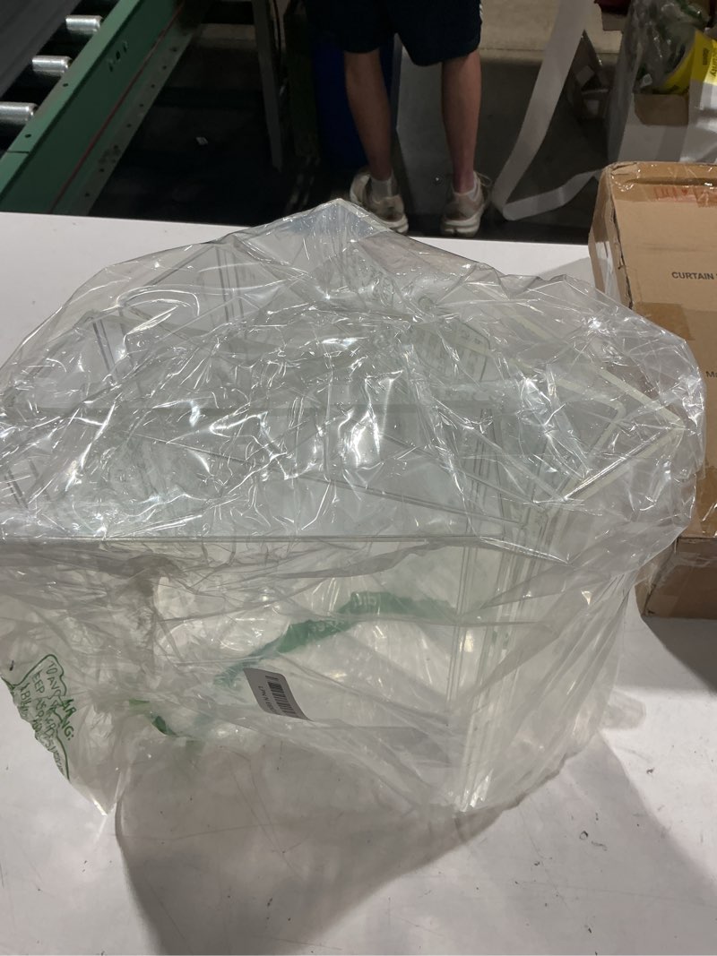Condition photo showing Good Condition for harloon 4 tier paper organizer letter tray acrylic desk file organizer heavy duty stackable documents clear letter paper holder sorter office tray for a4, office classroom home file pad notebooks transparent 12 x 9.3 x 2.7 inches