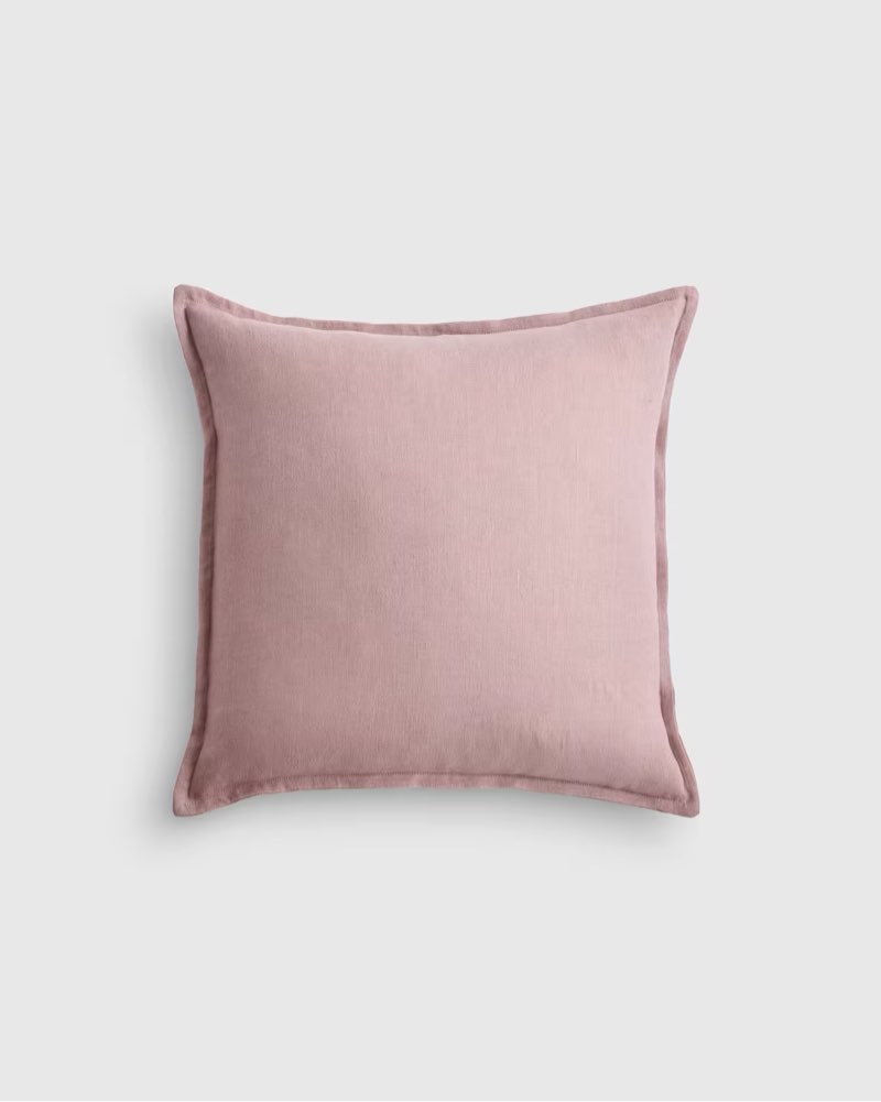 european linen flange edge pillow cover