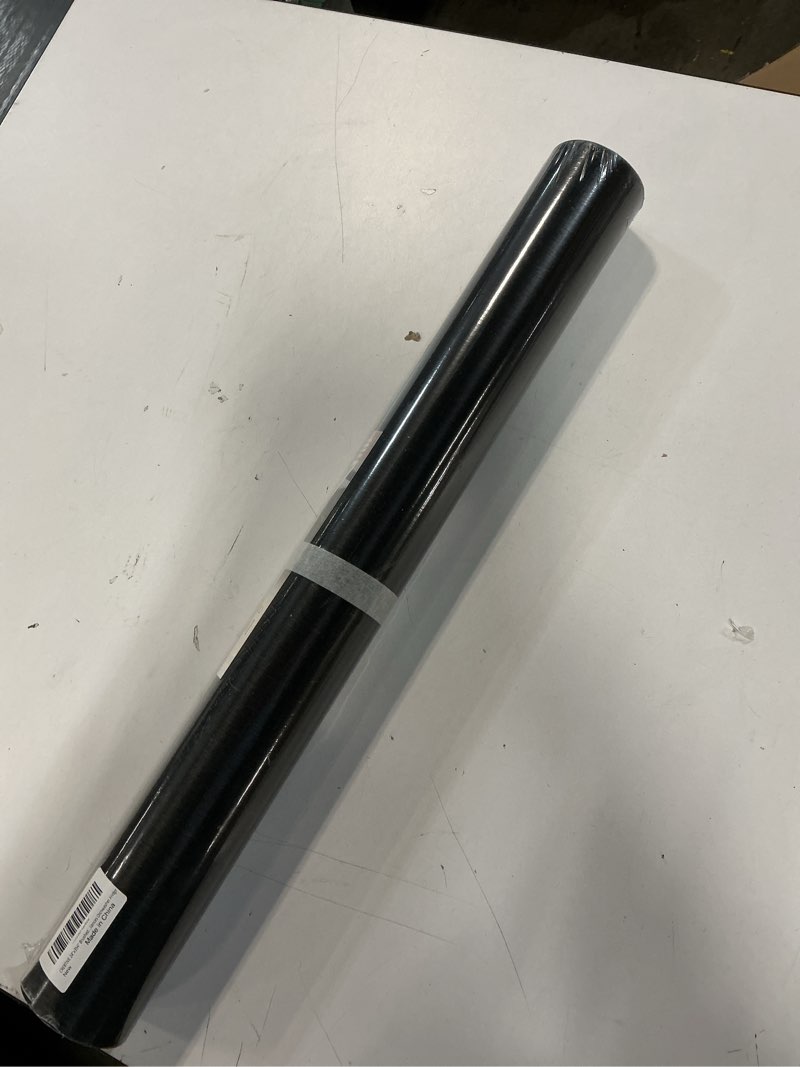 Condition photo showing New/Like New for CRE8TIVE 24"x354" Brushed Black Stainless Steel Contact Paper Wide Thick Black Wallpaper Peel and Stick Waterproof Removable Self Adhesive Metallic Vinyl Paper for Kitchen Appliances Dishwasher Fridge 24" x 354" Black