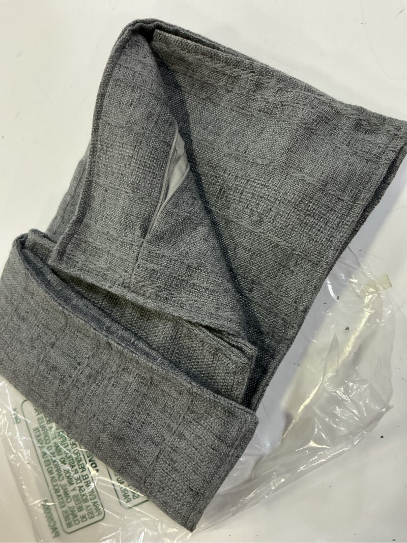 Condition photo showing Good Condition for a moment linen pillow covers set of 2,boho farmhouse throw pillowcases neutral textured decorative covers for couch sofa,soft linen blend accent case cushion living room home decor 18"x18"rustic gray rustic gray 18" x 18" (pack of 2)