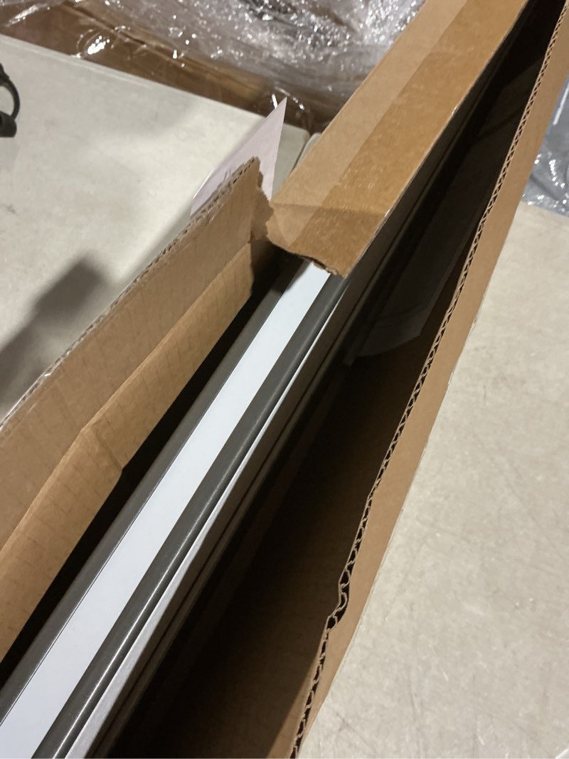 Condition photo showing As Is for LazBlinds No Tools No Drill Cordless Cellular Shades, Top Down Bottom Up (TDBU) Honeycomb Shades for Home, Blackout Light Blocking Thermal Insulation Blinds for Windows, 28" W x 48" H, Black Blackout - Black 28" W x 48" H
