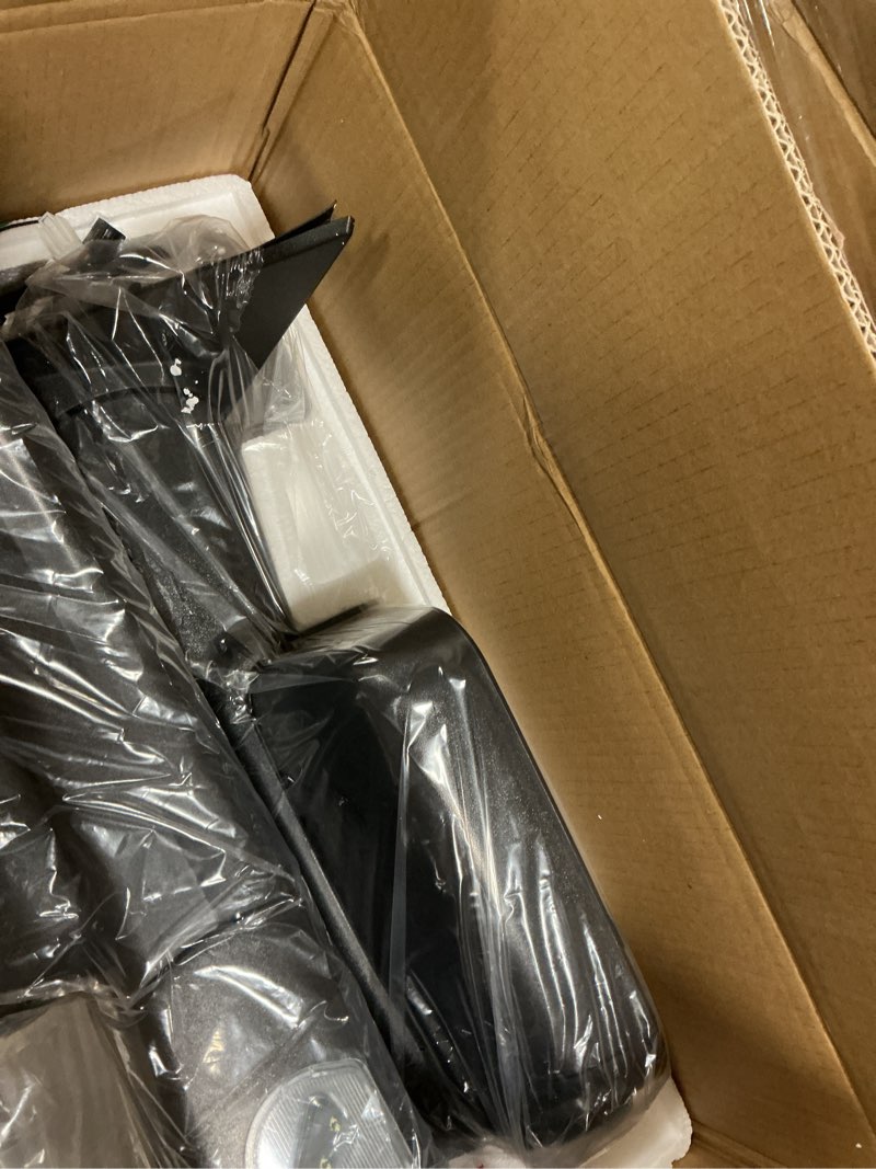 Condition photo showing New/Like New for Power Heated Tow Mirrors Compatible with 2019-2024 Dodge Ram 1500 Only (Not fit Classic), Manual Flip & Fold Tow Side Mirrors w/Blind Spot Detection, Turn Signal, Puddle Light, Temp Sensor