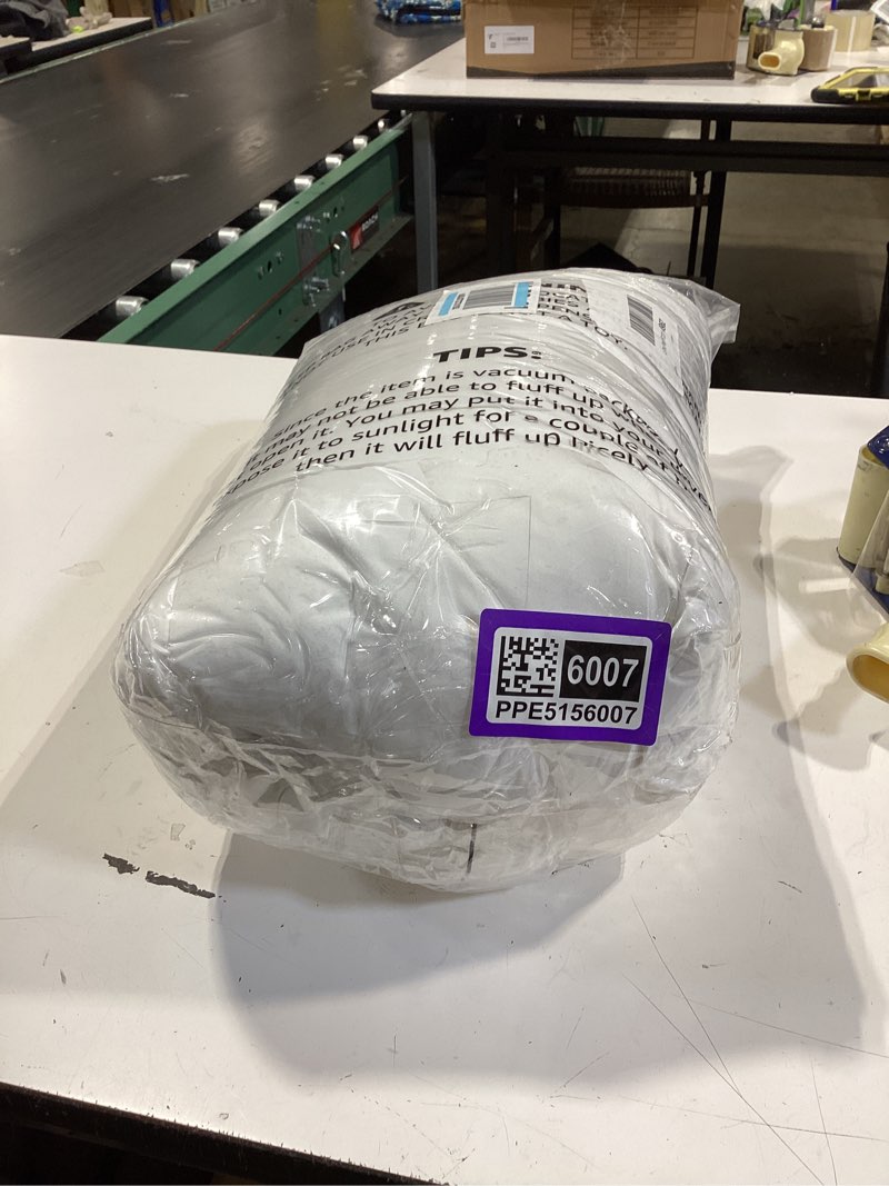 Condition photo showing New/Like New for cozylux twin xl comforter set white, 5 pieces twin extra long pintuck bed in a bag for college dorm, gift for girls boys, all season pinch pleat bedding set with comforter, sheets, pillowcase & sham white twin xl