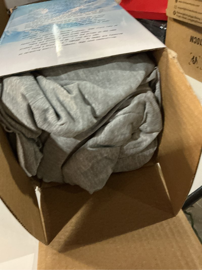 Condition photo showing Good Condition for topcee cooling blanket (90"x90"queen size) for sweats absorbs heat to keep adults cool on warm nights, q-max 0.5 for hot sleepers, ultra-cool lightweight blanket for bed 00-grey 90"×90"
