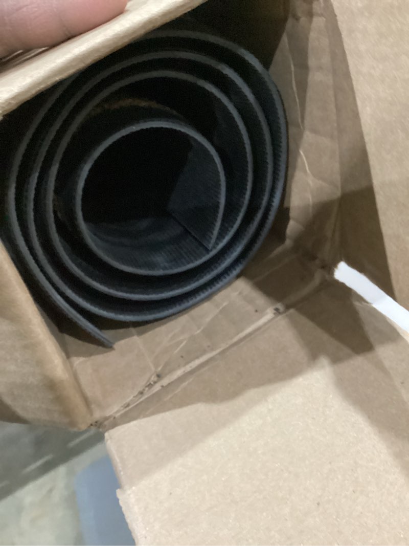 Condition photo showing As Is for Yimobra Welcome Mat, Heavy Duty Sturdy Door Mats for Home Entrance Outdoor Indoor, Front Doormat for Outside Patio Floor Entry Porch Garage Office, Waterproof, Low Profile, 47X32 Inches, Yellow