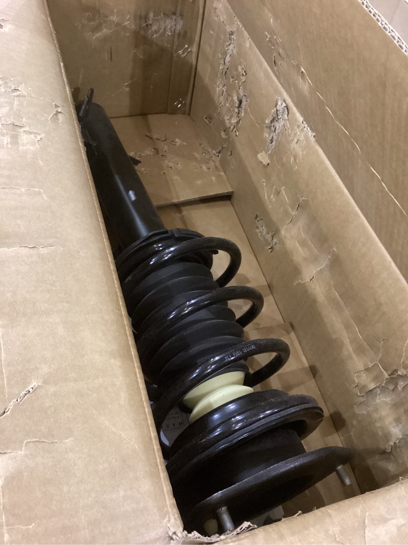 automotive strut and coil spring assembly.  