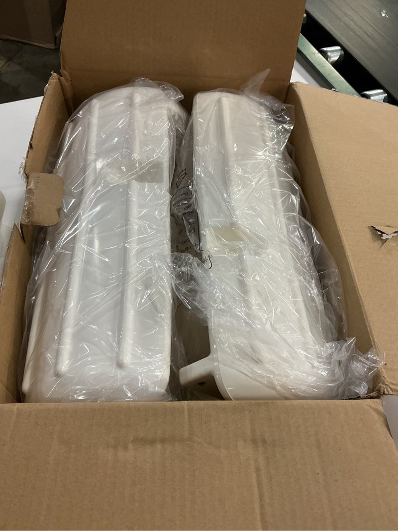 Condition photo showing New/Like New for dock bumpers dock corner bumper fender marine boat dock bumpers for edge corner,inflatable dock protection,soft uv-resistant marine-grade vinyl,stainless steel mounting hardware included,8"x16" 2pack - white