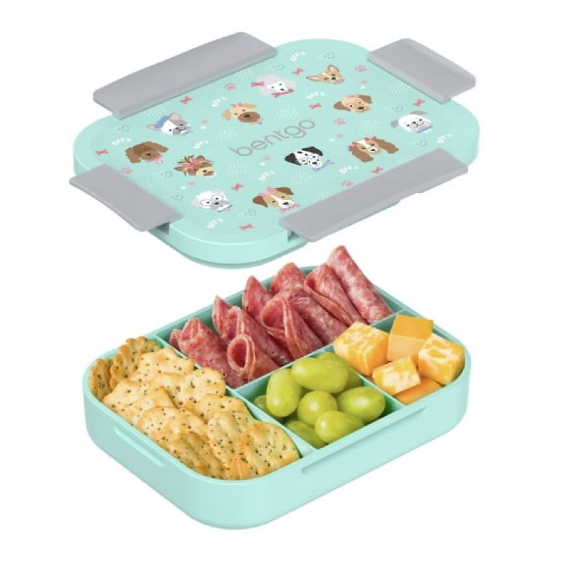 Bentgo Kids Snap & Go Leak-Proof Lunch Box - Trucks, Leak-Proof Bento Lunch Box for Kids, Durable, BPA-Free, Dishwasher Safe, Perfect for School Lunches