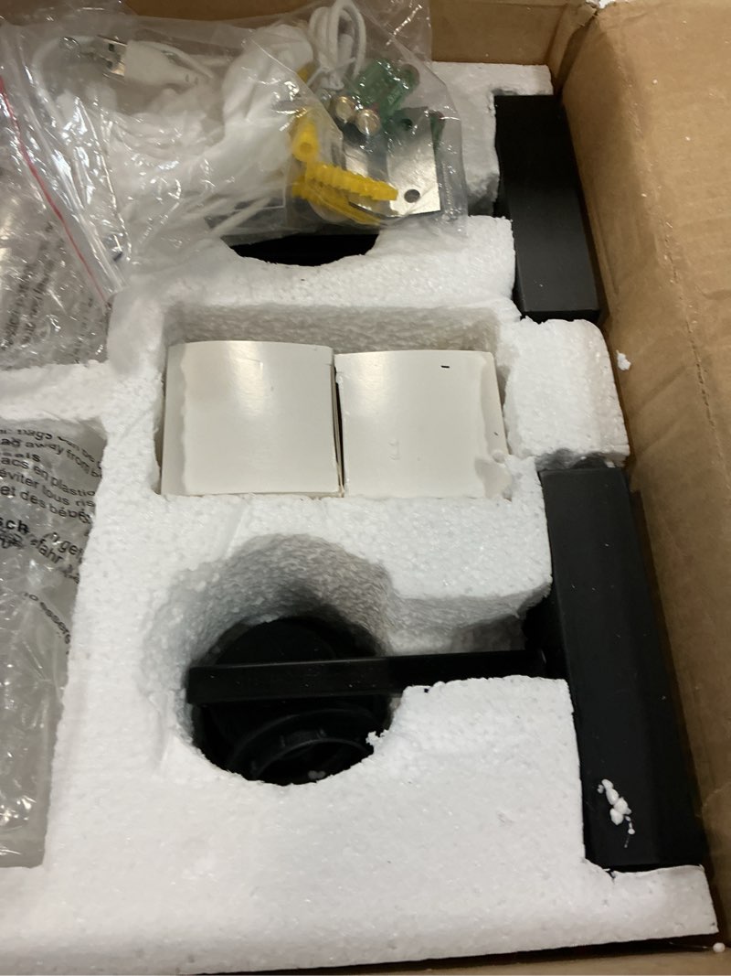 Condition photo showing Good Condition for battery operated wall sconce set of 2, black rechargeable wall lights with timer function, easy install dimmable wireless wall lamps sconces wall decor for living room bedroom hallway, emergency 3000k
