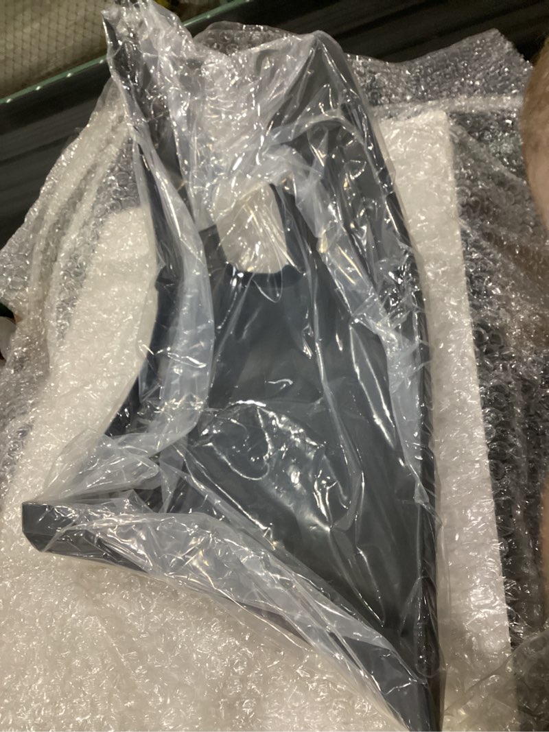 Condition photo showing New/Like New for right bumper end cap compatible with 2008-2017 freightliner cascadia bumper cover end corner extension with fog light holes