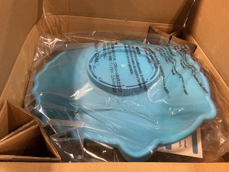 Condition photo showing New/Like New for dinosaur spinning chair for autistic kids – sensory spinning toy, spin chair for kids autism, sensory swivel seat for balance, coordination, focus & adhd support, autism sensory products (blue) dinosaur / blue