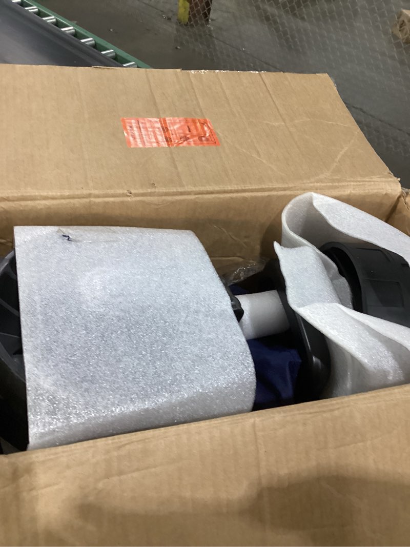 Condition photo showing As Is for EVER ADVANCED Folding Push Wagon with Brakes, Portable Shopping Cart, Collapsible Wagon Cart with All-Terrain Big Wheels for Camping, Beach, Sports Blue