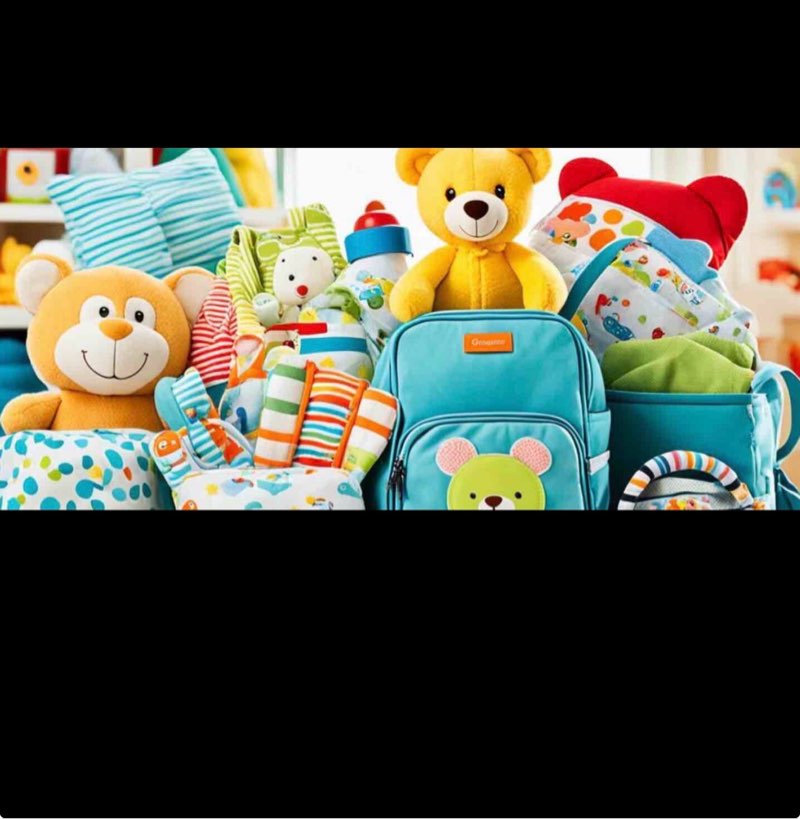 assorted lot of baby items (baby clothes, baby accessories, baby toys)