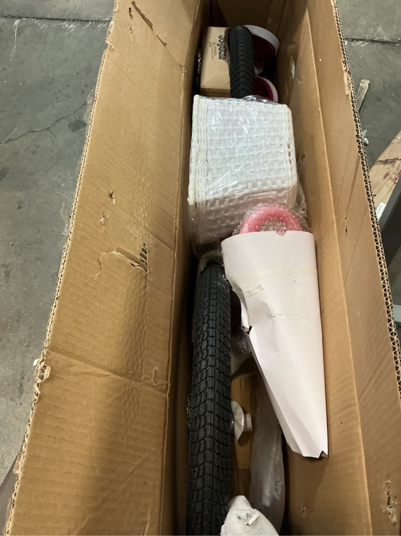 Condition photo showing Good Condition for JOYSTAR Angel Girls Bike for Toddlers and Kids Ages 2-13 Years Old, 12 14 16 18 20 Inch Kids Bike with Training Wheels & Basket, 20 24 Inch Girls Bicycle with Handbrake & Kickstand Cherry Pink 20 Inch With Training Wheels & Kickstand