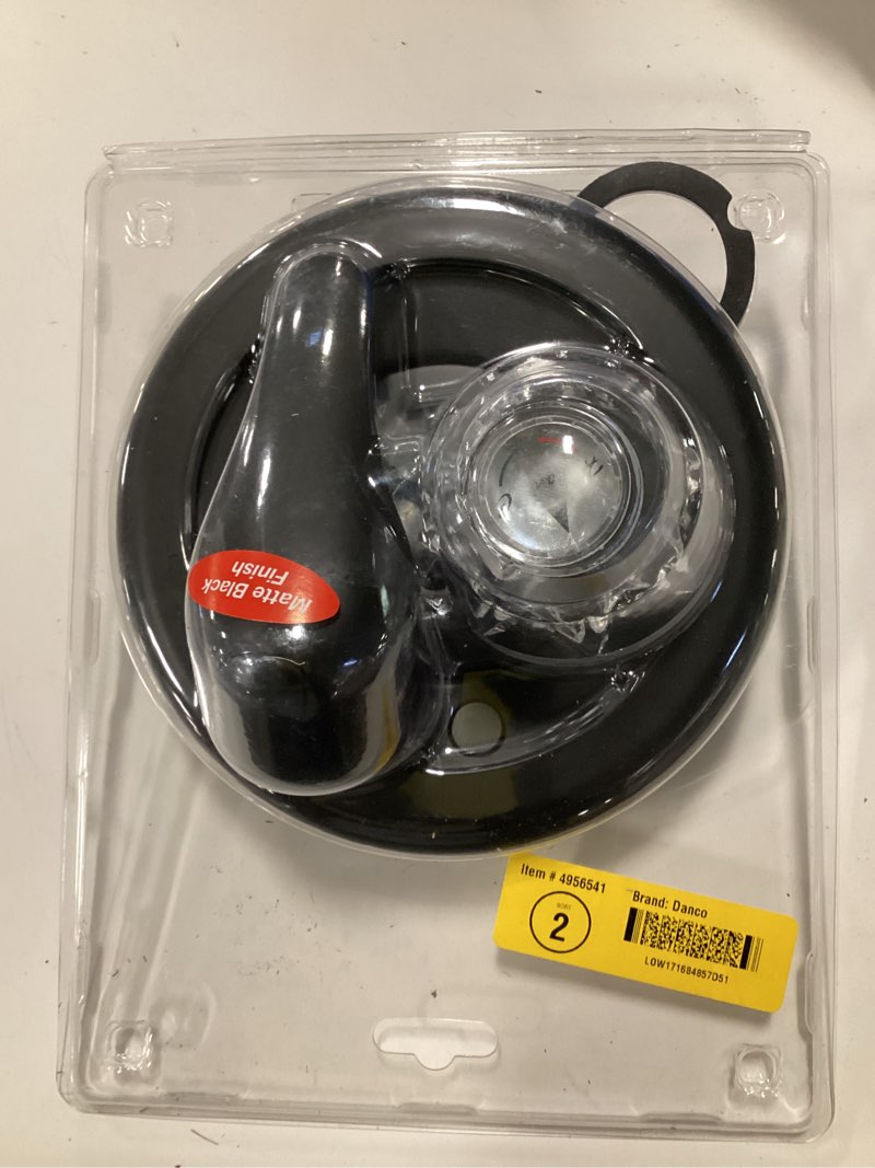 Condition photo showing As Is for Danco Matte Black 2-handle Bathtub and shower Faucet (Sold Separately)