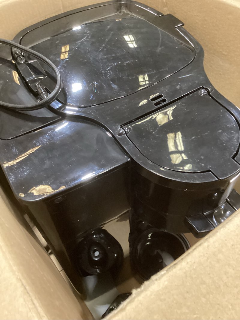 Condition photo showing Good Condition for hamilton beach 2-way 12 cup programmable drip coffee maker & single serve machine, glass carafe, auto pause and pour, black (49980r)