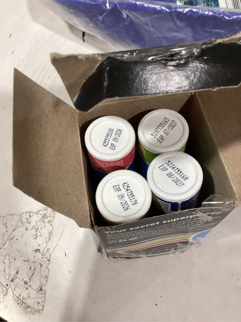 Condition photo showing New/Like New for similiar productnuun sport electrolyte tablets with magnesium, calcium, potassium, chloride & sodium, gluten free & vegan, mixed flavors, 6 pack (60 servings total)