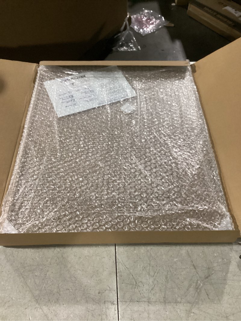 Condition photo showing Good Condition for Tempered Glass Cutting Board – 16"x20" Clear Kitchen Counter Protector, Heat & Scratch Resistant, Non-Slip Feet - Large Transparent 20"L x 16"W