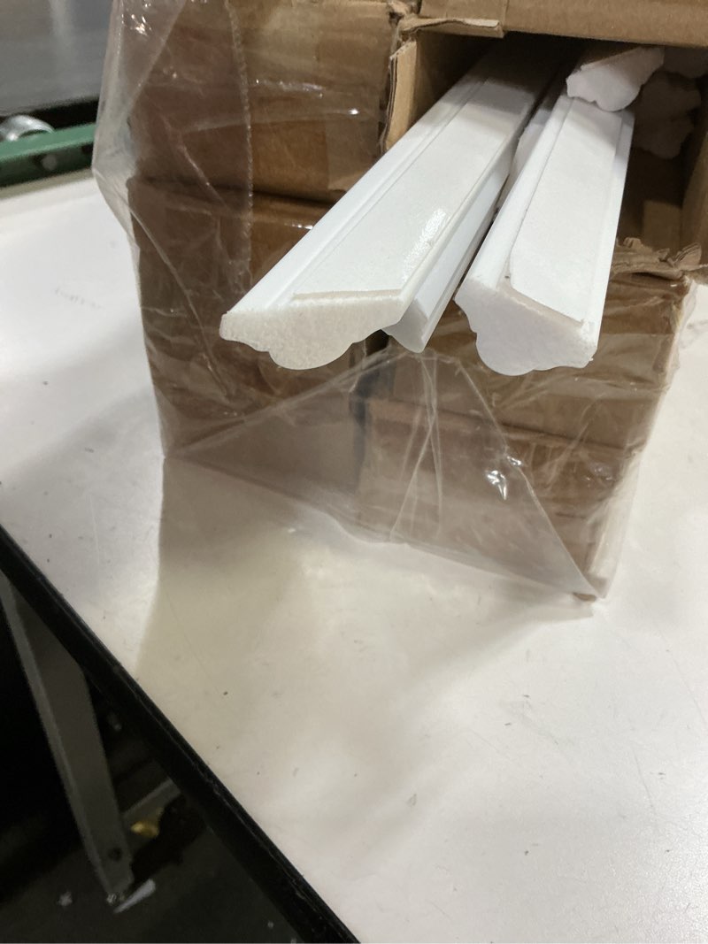 Condition photo showing Good Condition for Pangda Peel and Stick Wall Molding Kit, 3D Premade Accent Molding Wainscoting Panel for Interior Wall Moulding Decor, Ready to Assemble Wainscoting Accent Panel(6 Set,24 x 54 in) 24 x 54 in 6