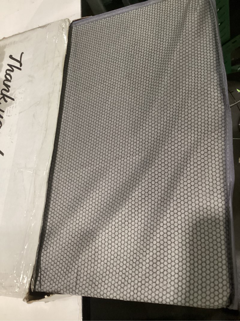 Condition photo showing As Is for meliusly heavy duty bunkie board queen size (60x80) - non-slip breathable bed support board for slatted bed frame, anti-sag under bed support, noise minimizing moisture resistant bed board queen (60x80'')