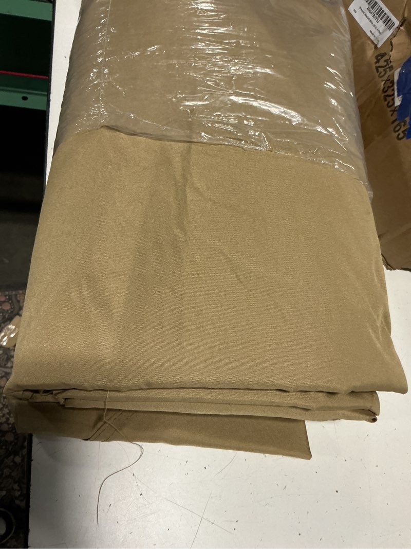 Condition photo showing Good Condition for mastercanopy replacement canopy top for lowe's allen roth 10x12 gazebo #gf-12s004b-1 (beige,polyester) polyester beige