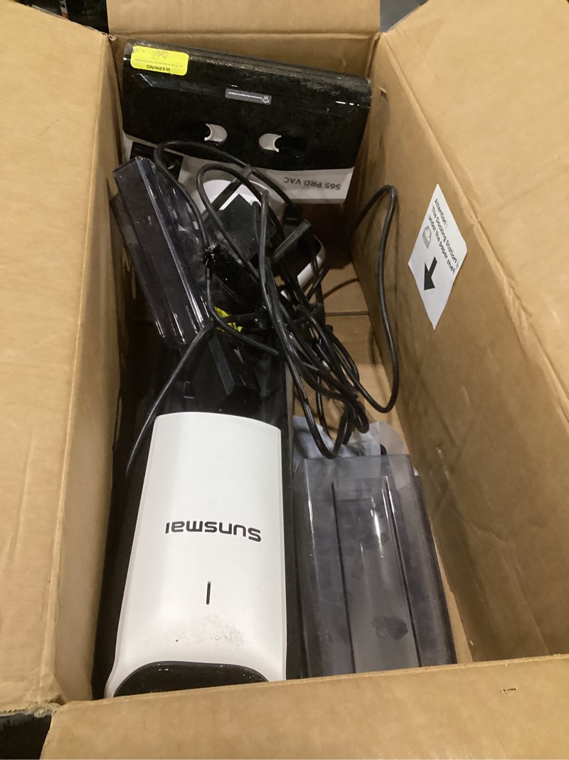 Condition photo showing As Is for (used, not tested, incomplete parts)4-in-1 steam vacuum mop - high-performance wet dry floor cleaner for hardwood floors carpets, 212°f steam for tough stains, self-cleaning led display