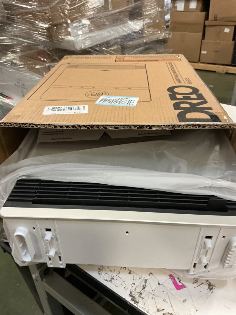 Condition photo showing Good Condition for Dreo Smart Wall Heater, IP24 Electric PTC Space Heaters for Indoor Use, 30° Oscillation, Adjustable Thermostat, Remote Control, Works with Alexa, 24H Timer, Easy-mounted for Bedroom, Office, Home White Standard