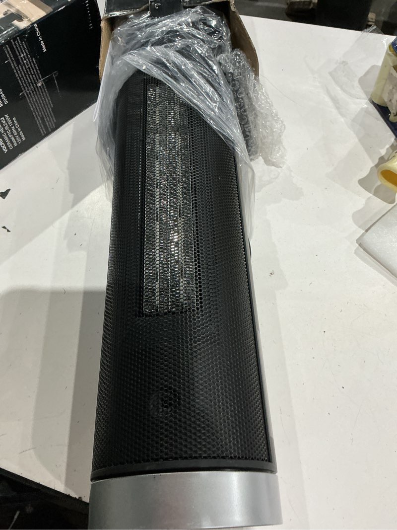 Condition photo showing Good Condition for space heater for indoor use with remote - 70° oscillating tower electric heater, 24 inchs, 12h timer, 1500w quiet ptc ceramic heating with thermostat, fast safety heat for office, home, bedroom