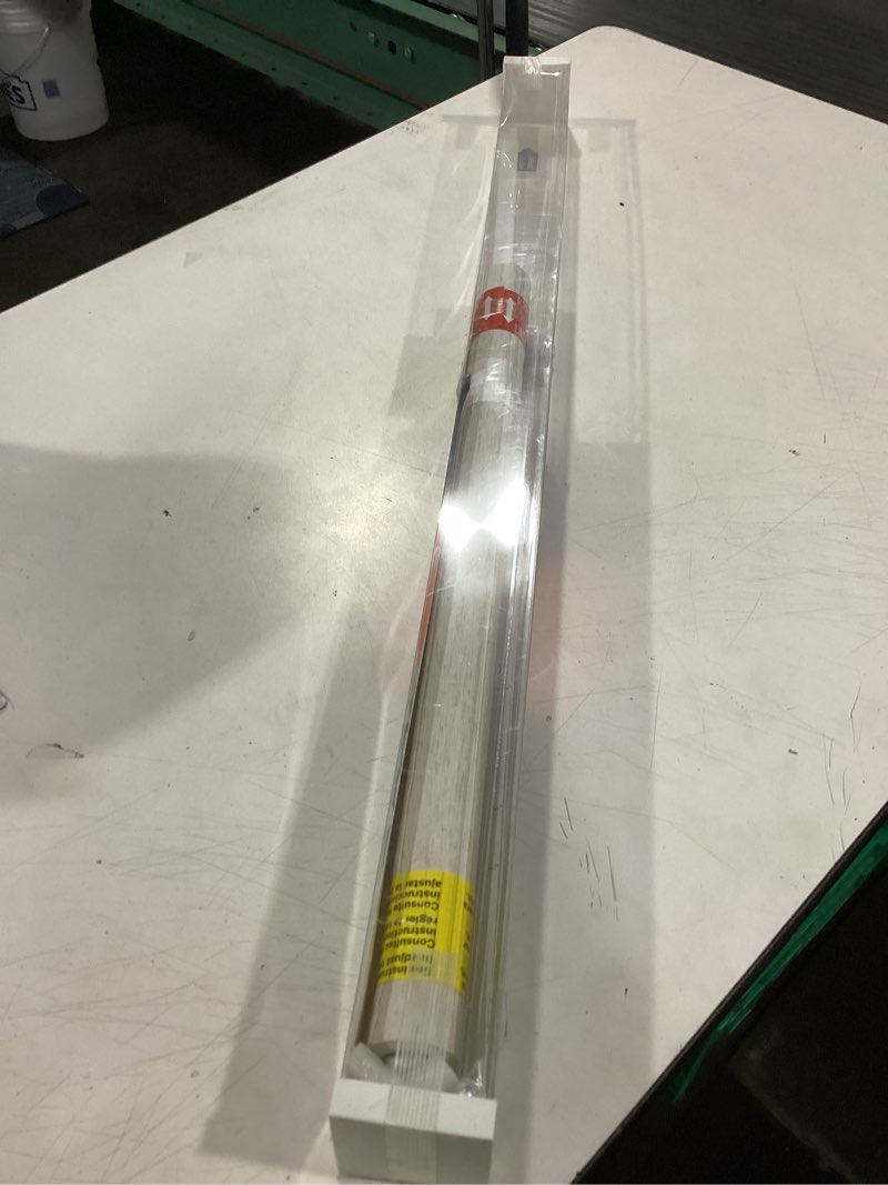 Condition photo showing Good Condition for levolor 37-in x 72-in seashell light filtering cordless roller shade